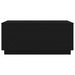 Masuta de cafea cu lumini LED Stejar negru 90x50x40 cm - WALTI WALTI