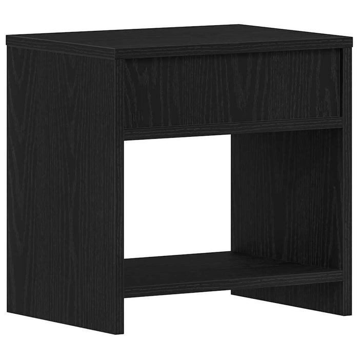 Noptiera stejar negru 40x30x40 cm lemn prelucrat - WALTI WALTI