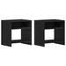 Noptiere 2 buc stejar negru 40x30x40 cm lemn de stratificat - WALTI WALTI