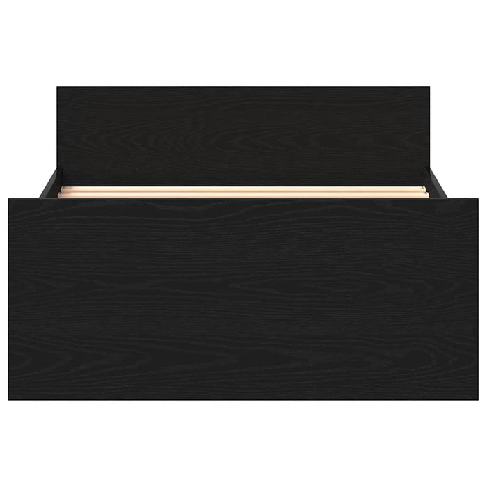 Cadru pat fără saltea Stejar negru 90x190 cm Lemn prelucrat - WALTI WALTI