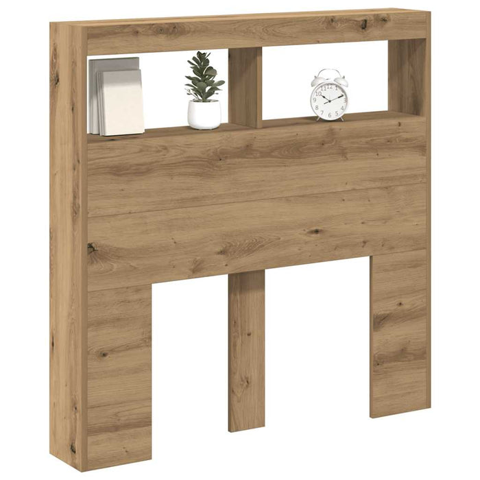 Dulap pentru tăblie cu LED Stejar Artisan 100x17x102 cm - WALTI WALTI