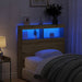 Dulap pentru tăblie cu LED Stejar Artisan 100x17x102 cm - WALTI WALTI