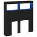 Dulap pentru tăblie cu LED Stejar negru 100x17x102 cm - WALTI WALTI