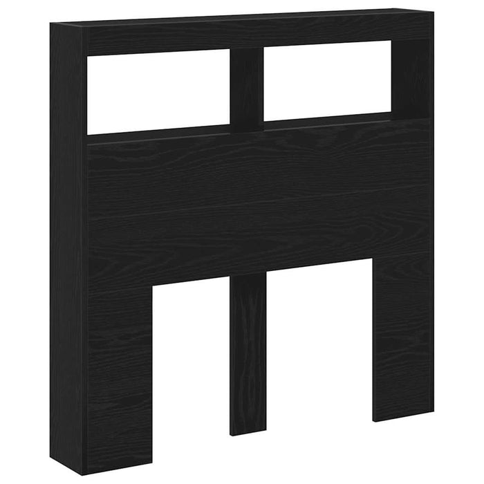 Dulap pentru tăblie cu LED Stejar negru 100x17x102 cm - WALTI WALTI