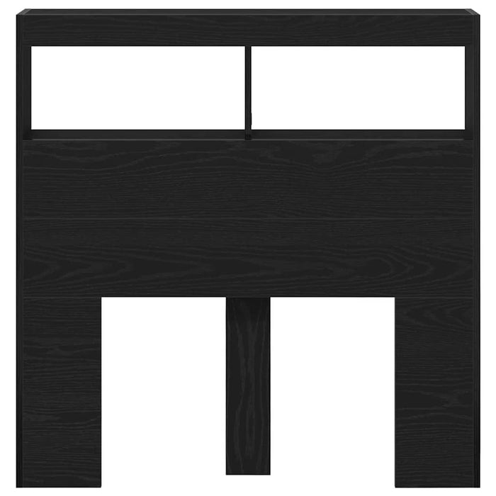 Dulap pentru tăblie cu LED Stejar negru 100x17x102 cm - WALTI WALTI