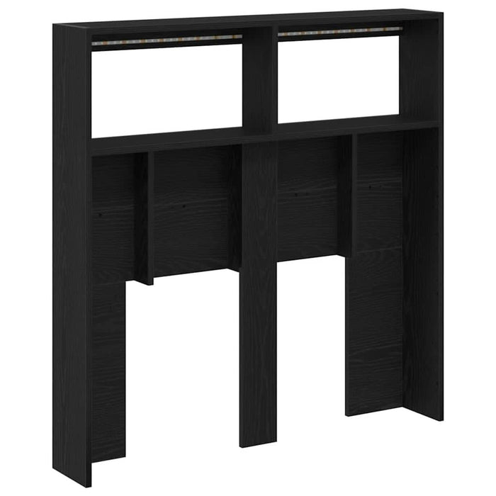 Dulap pentru tăblie cu LED Stejar negru 100x17x102 cm - WALTI WALTI