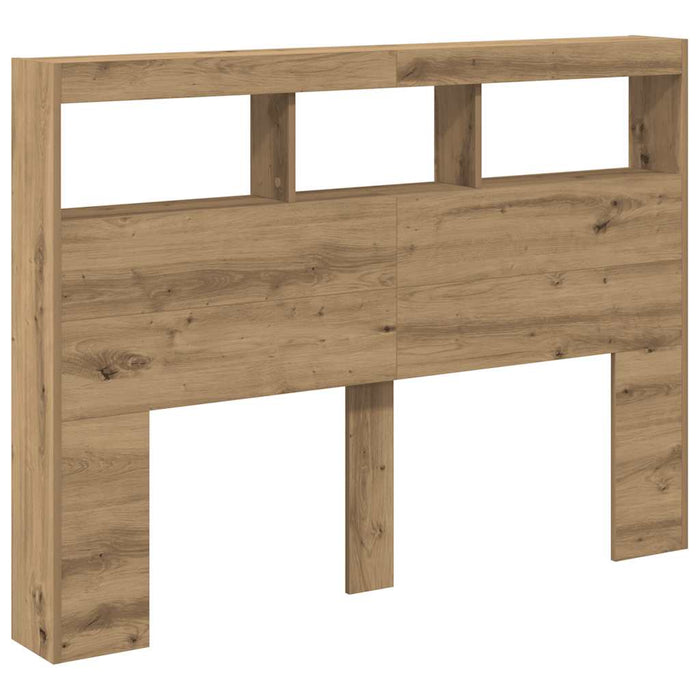 Dulap pentru tăblie cu LED Stejar Artisan 140x17x102 cm - WALTI WALTI