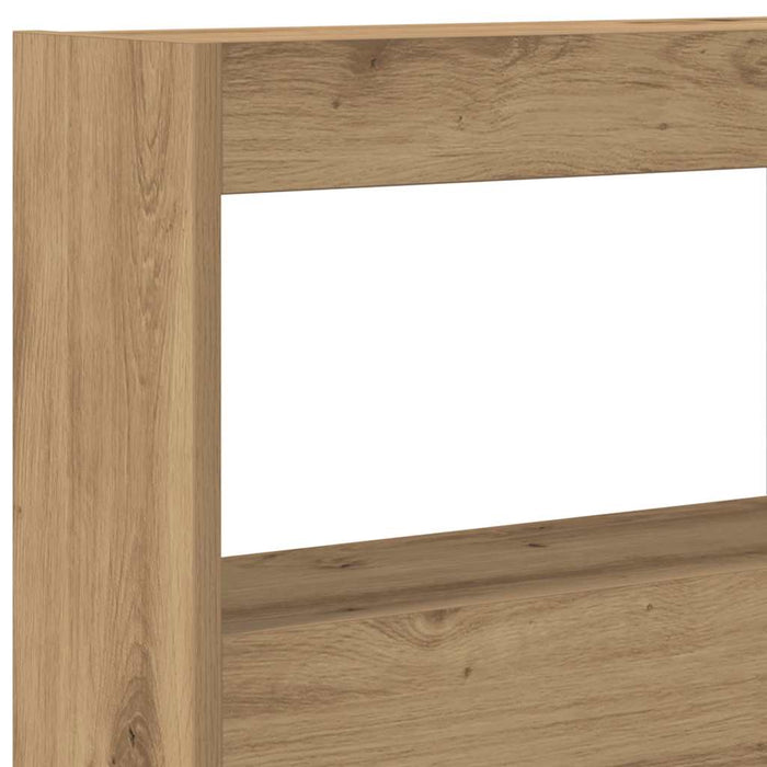 Dulap pentru tăblie cu LED Stejar Artisan 140x17x102 cm - WALTI WALTI