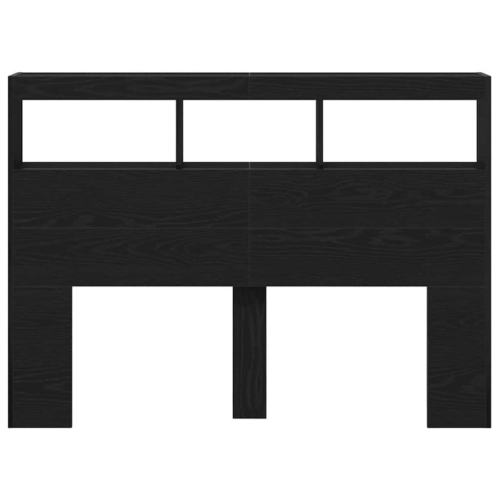 Dulap pentru tăblie cu LED Stejar negru 140x17x102 cm - WALTI WALTI