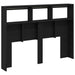 Dulap pentru tăblie cu LED Stejar negru 140x17x102 cm - WALTI WALTI