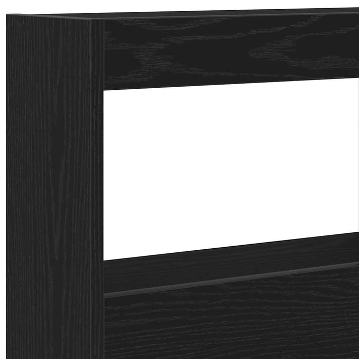 Dulap pentru tăblie cu LED Stejar negru 140x17x102 cm - WALTI WALTI