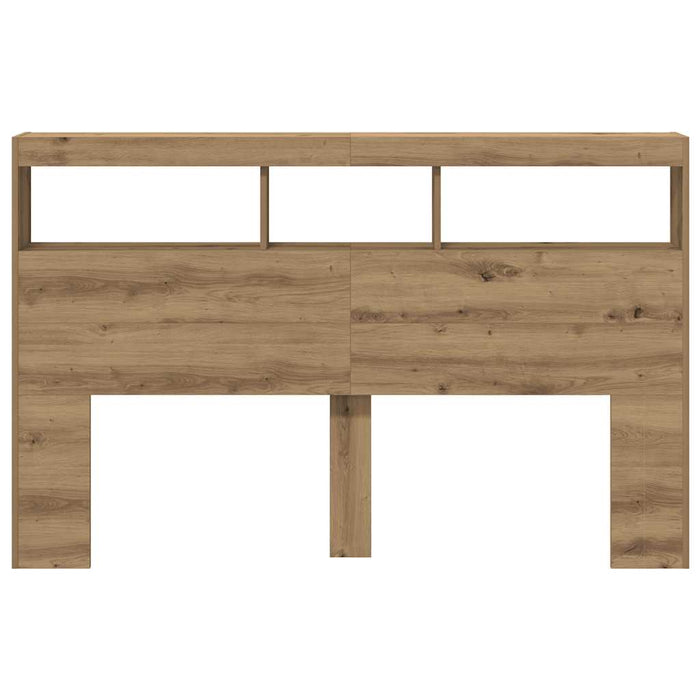 Dulap pentru tăblie cu LED Stejar Artisan 160x17x102 cm - WALTI WALTI