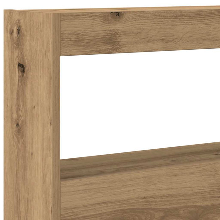 Dulap pentru tăblie cu LED Stejar Artisan 160x17x102 cm - WALTI WALTI