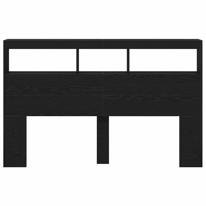 Dulap pentru tăblie cu LED Stejar negru 160x17x102 cm - WALTI WALTI