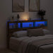 Dulap pentru tăblie cu LED Lemn vechi 180x17x102 cm - WALTI WALTI