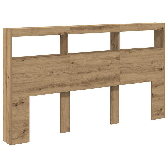 Dulap pentru tăblie cu LED Stejar Artisan 180x17x102 cm - WALTI WALTI