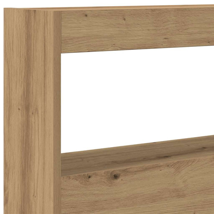 Dulap pentru tăblie cu LED Stejar Artisan 180x17x102 cm - WALTI WALTI