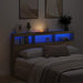 Dulap pentru tăblie cu LED Stejar Artisan 180x17x102 cm - WALTI WALTI
