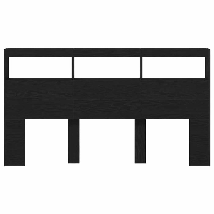 Dulap pentru tăblie cu LED Stejar negru 180x17x102 cm - WALTI WALTI