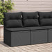 Set mobilier de grădină cu perne, 2 piese poliratan/lemn acacia - WALTI WALTI