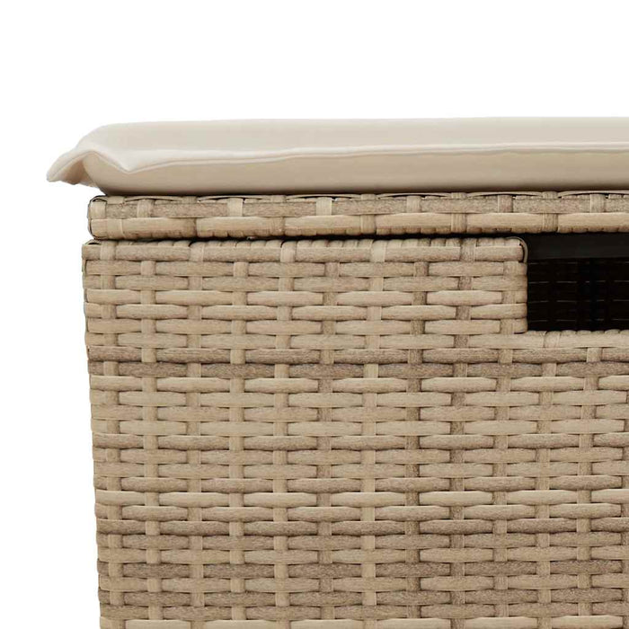 Set canapele de grădină cu perne, 5 piese, bej, poliratan - WALTI WALTI