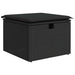 Set mobilier de grădină cu perne, 6 piese, negru, poliratan - WALTI WALTI