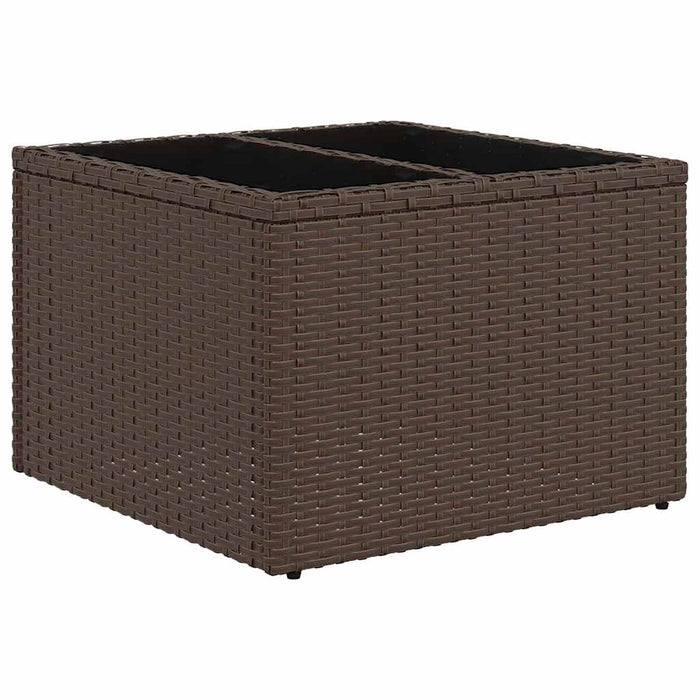 Set canapele de grădină cu perne, 6 piese, maro, poliratan - WALTI WALTI