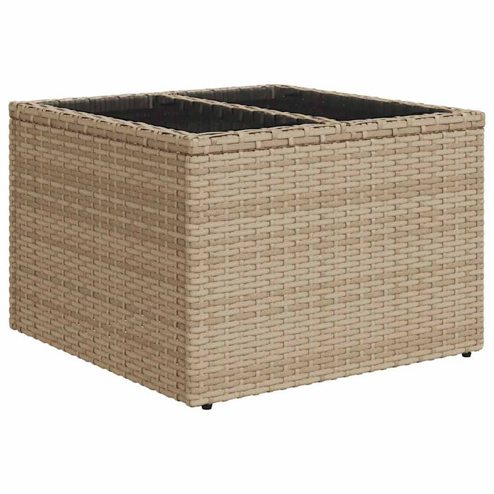Set canapele de grădină, 9 piese, cu perne, bej, poliratan - WALTI WALTI
