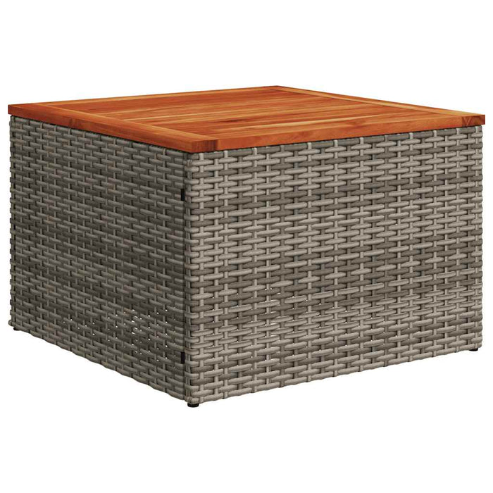 Set canapele de grădină, 9 piese, cu perne, gri, poliratan - WALTI WALTI
