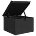Set mobilier de grădină cu perne, 6 piese, negru, poliratan - WALTI WALTI