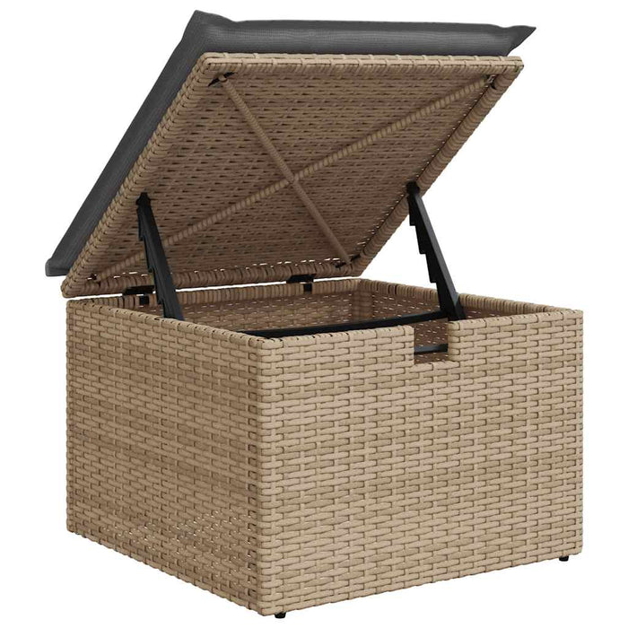 Set canapele de grădină, 8 piese, cu perne, bej, poliratan - WALTI WALTI