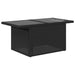 Set mobilier grădină perne 9 piese negru poliratan/lemn acacia - WALTI WALTI
