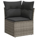 Set canapele de grădină, 7 piese, cu perne, gri, poliratan - WALTI WALTI