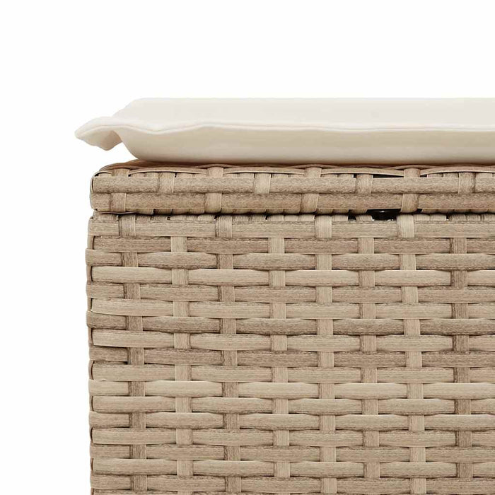 Set canapele de grădină, 7 piese, cu perne, bej, poliratan - WALTI WALTI