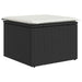 Set mobilier de grădină cu perne, 6 piese, negru, poliratan - WALTI WALTI