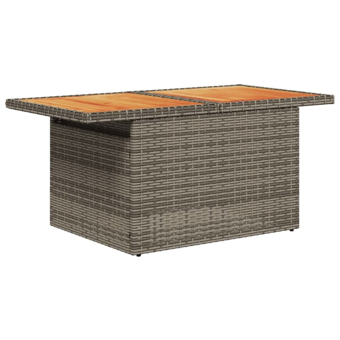 Set mobilier grădină cu perne, 6 piese, gri, poliratan - WALTI WALTI
