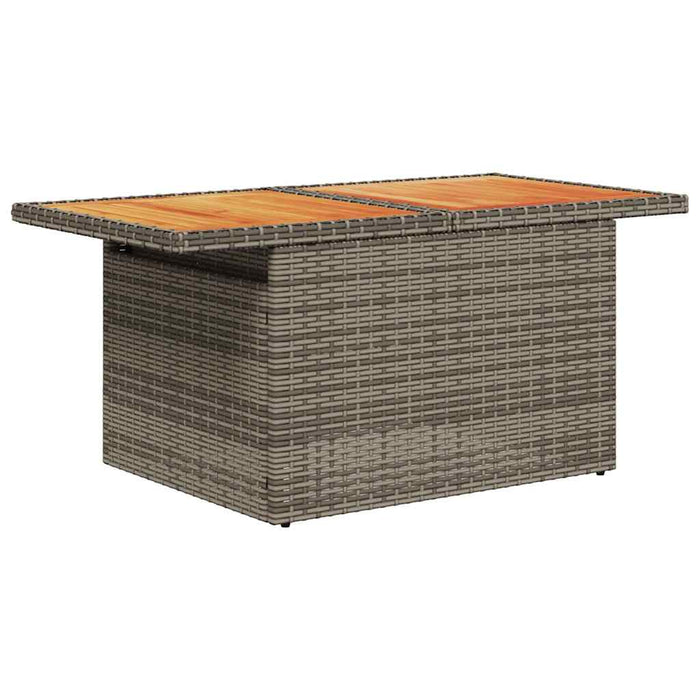Set mobilier grădină cu perne, 6 piese, gri, poliratan - WALTI WALTI