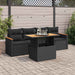 Set mobilier de grădină cu perne, 5 piese,poliratan/lemn acacia - WALTI WALTI