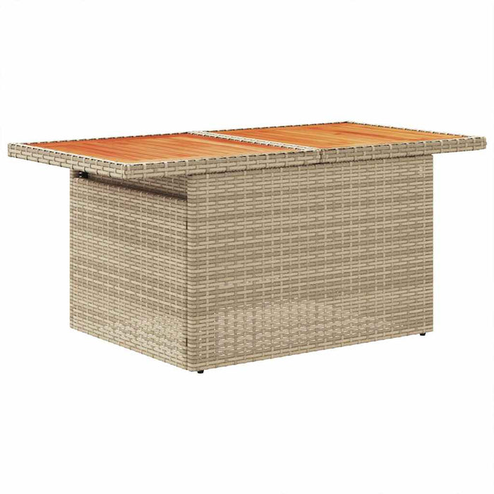 Set canapele de grădină cu perne 5 piese bej poliratan/acacia - WALTI WALTI