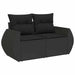 Set mobilier de grădină cu perne, 5 piese,poliratan/lemn acacia - WALTI WALTI