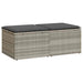 Set canapea de grădină cu perne, 2 piese, gri deschis poliratan - WALTI WALTI