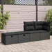 Set mobilier de grădină cu perne, 2 piese poliratan/lemn acacia - WALTI WALTI