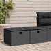 Set mobilier de grădină cu perne, 2 piese poliratan/lemn acacia - WALTI WALTI