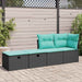 Set mobilier de grădină cu perne, 2 piese poliratan/lemn acacia - WALTI WALTI