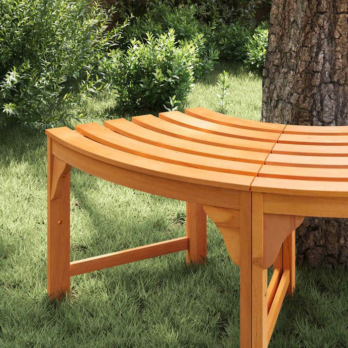 Bancă cu arbori Maro 160 x 160 x 45cm Lemn masiv de eucalipt WALTI