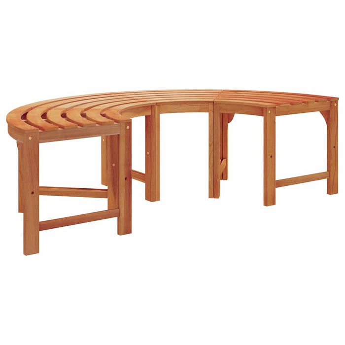 Bancă cu arbori Maro 160 x 160 x 45cm Lemn masiv de eucalipt WALTI
