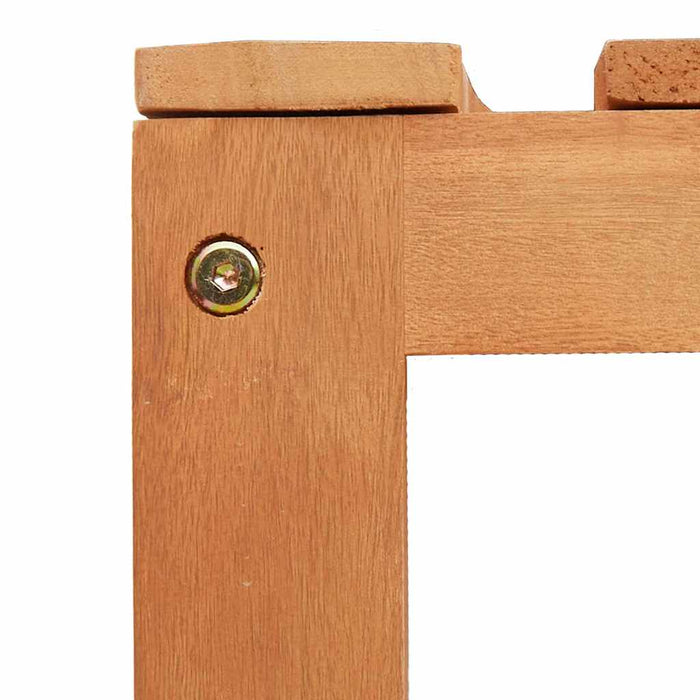 Bancă de exterior pentru copaci, semi-rotundă, 200 cm, din lemn masiv de eucalipt. - WALTI WALTI