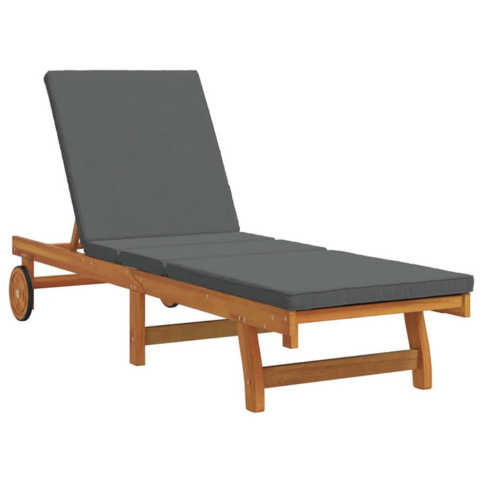 Șezlong cu pernă Maro 63 x 199 x 85cm Lemn masiv de acacia - WALTI WALTI