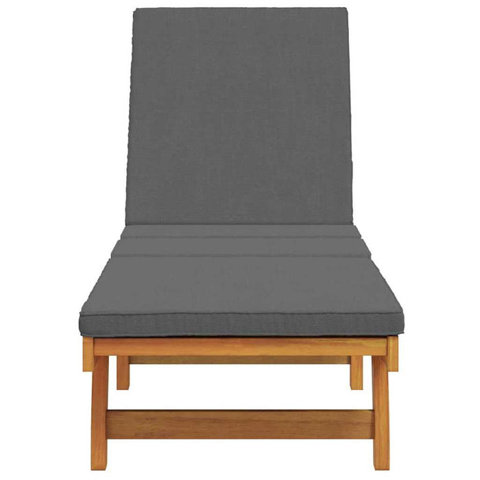 Șezlong cu pernă Maro 63 x 199 x 85cm Lemn masiv de acacia - WALTI WALTI