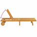 Șezlong cu pernă Maro 63 x 199 x 85cm Lemn masiv de acacia - WALTI WALTI